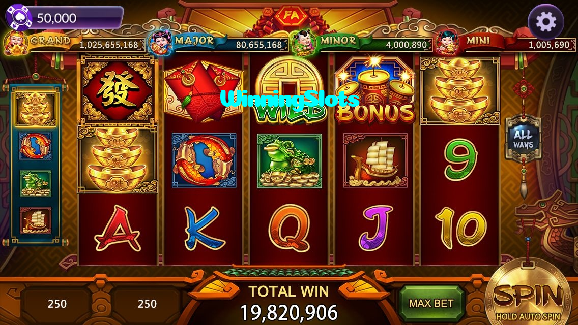 WinningSlots casino presented on mobile device in Pakistan with slots and live games